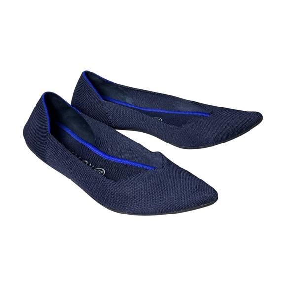 Rothy’s The Point Navy Blue Ballet Flats Women's Size 10 Machine Washable - Picture 12 of 12